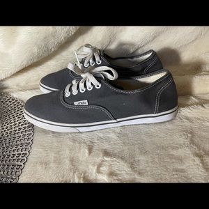 Vans authentic women’s lace up shoes pewter size 9